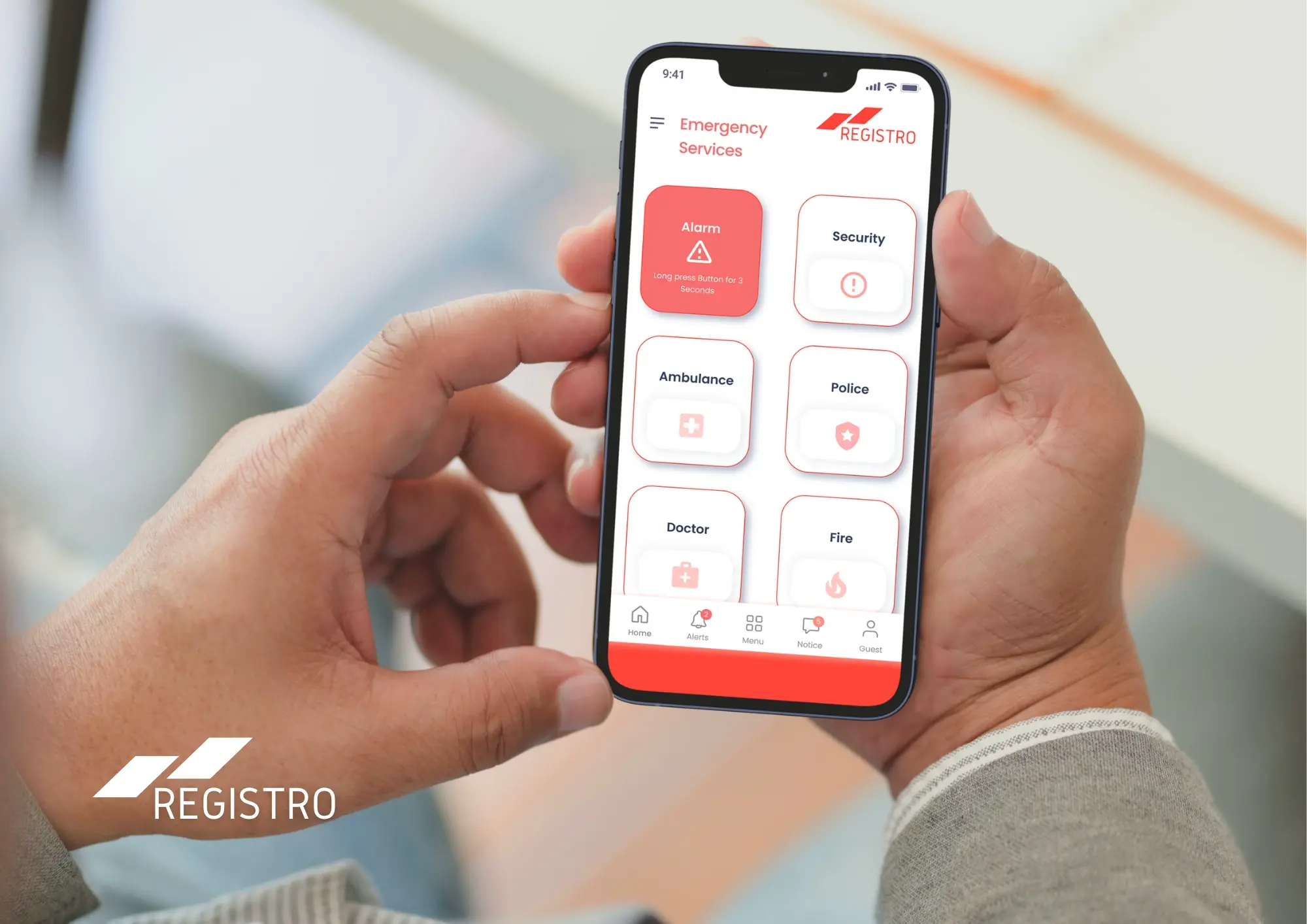 Registro Technologies - Mobile App Mockup